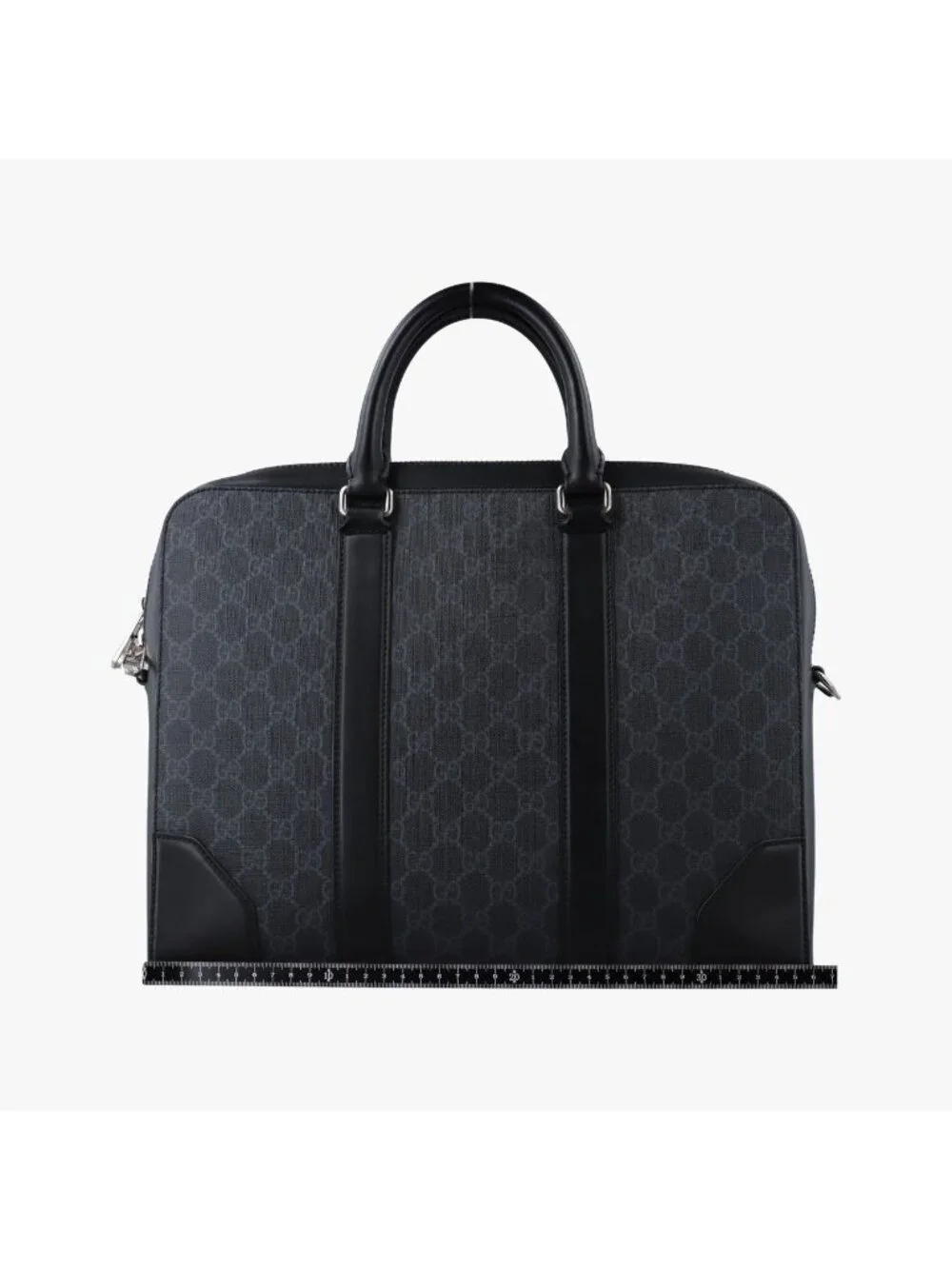 Gucci Guccissima Black Leather Handbag